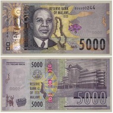 Malauí - P71(4) 5000 kwacha 2024 FE