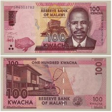 Malauí - P65f 100 kwacha 2024 FE