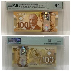 Canadá - P110c 100 dólares 2011 polímero FE certificada PMG