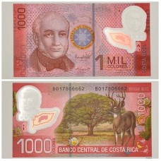 Costa Rica - P274b 1000 cólones 2013 polímero FE